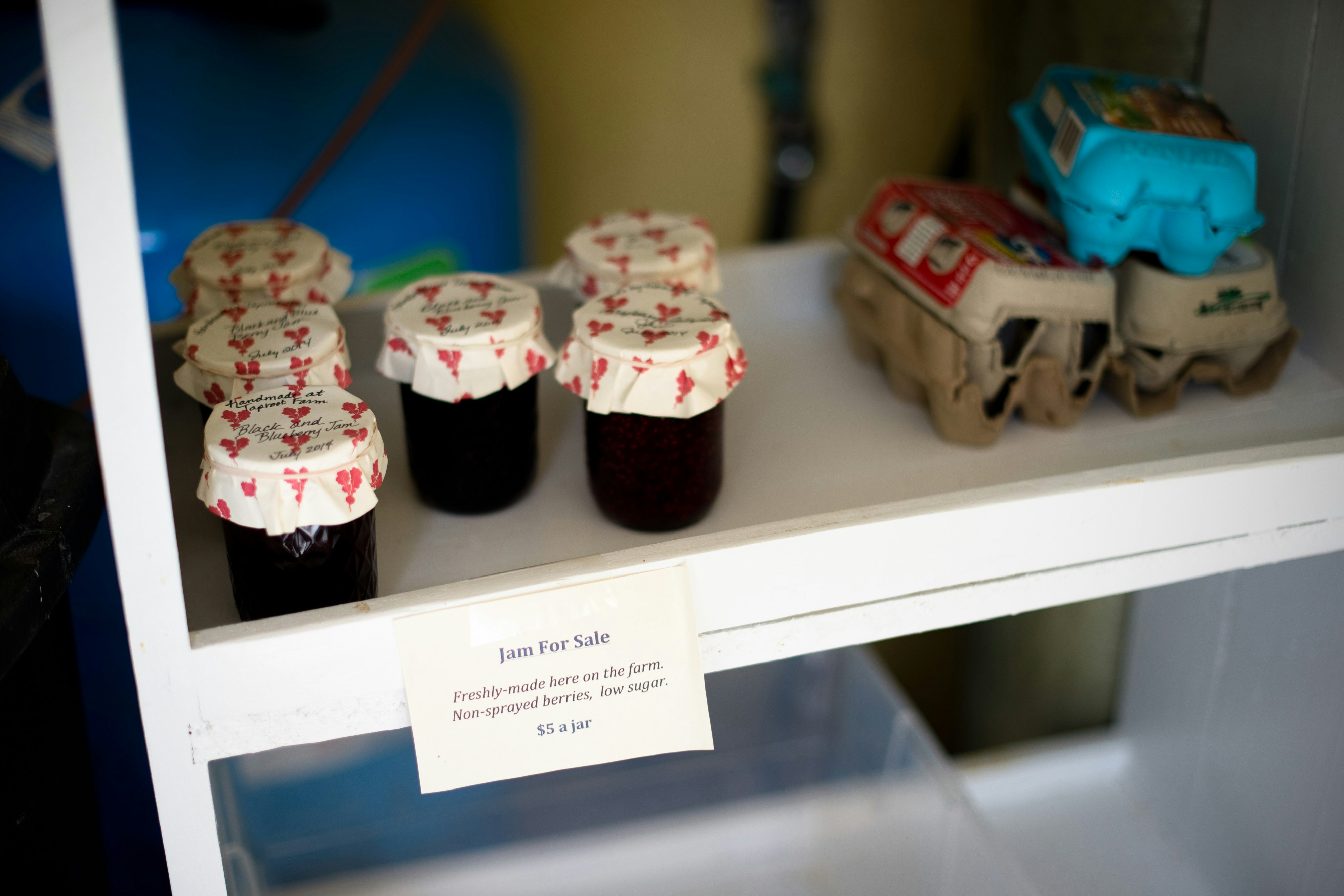 cupcakes on white wooden shelf